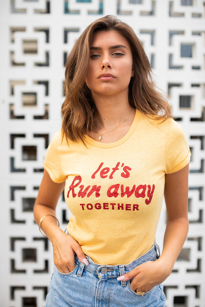 LET'S RUN AWAY TOGETHER TEE