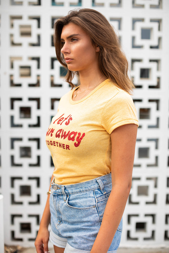 LET'S RUN AWAY TOGETHER TEE